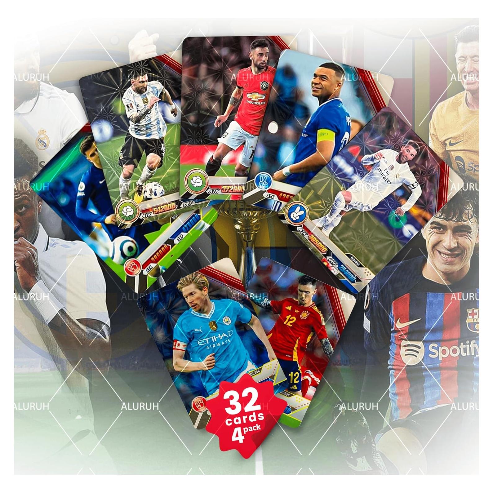 Tarjetas de Fútbol Euro 2024 - 32 Tarjetas Coleccionables