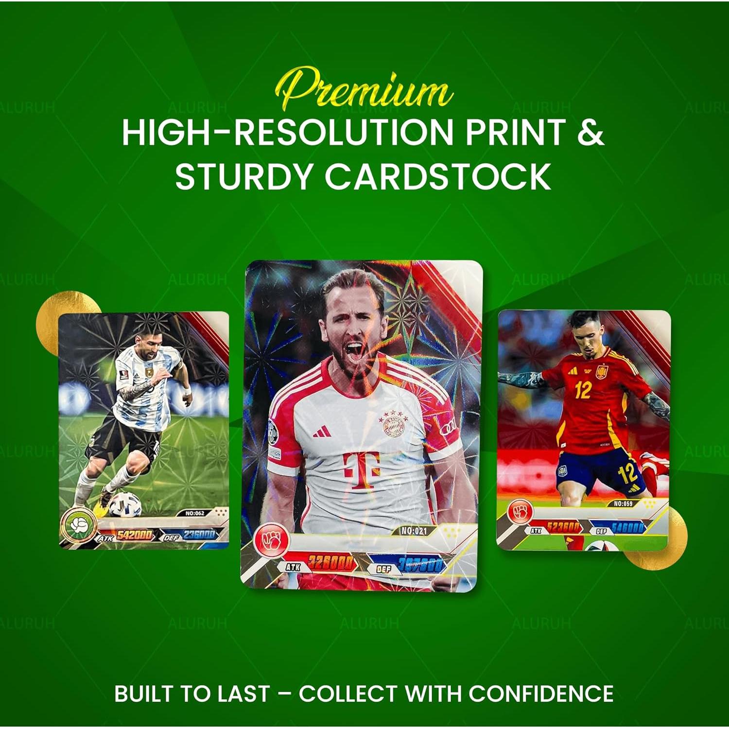 Tarjetas de Fútbol Euro 2024 - 32 Tarjetas Coleccionables