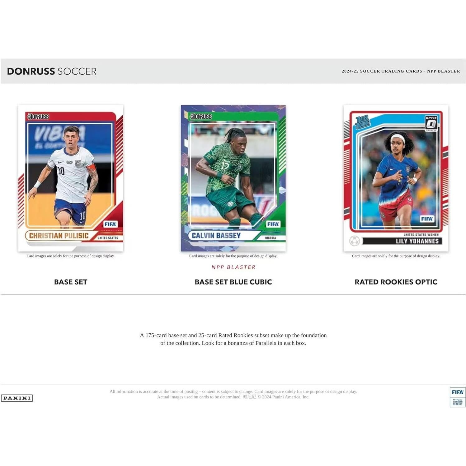 Caja de Cartas de Fútbol Panini Donruss 2024-25 - 6 Paquetes