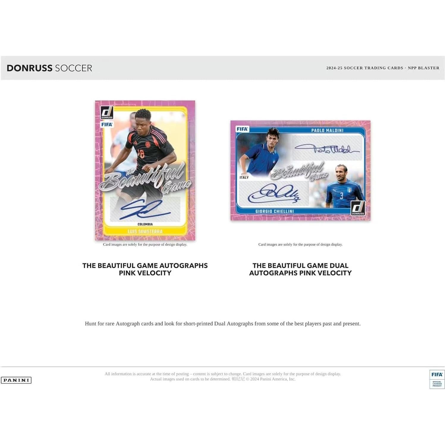 Caja de Cartas de Fútbol Panini Donruss 2024-25 - 6 Paquetes