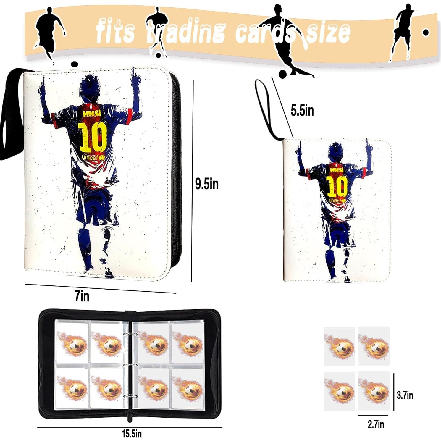 Carpeta de Tarjetas de Fútbol COYORO 400 Bolsillos con Fundas