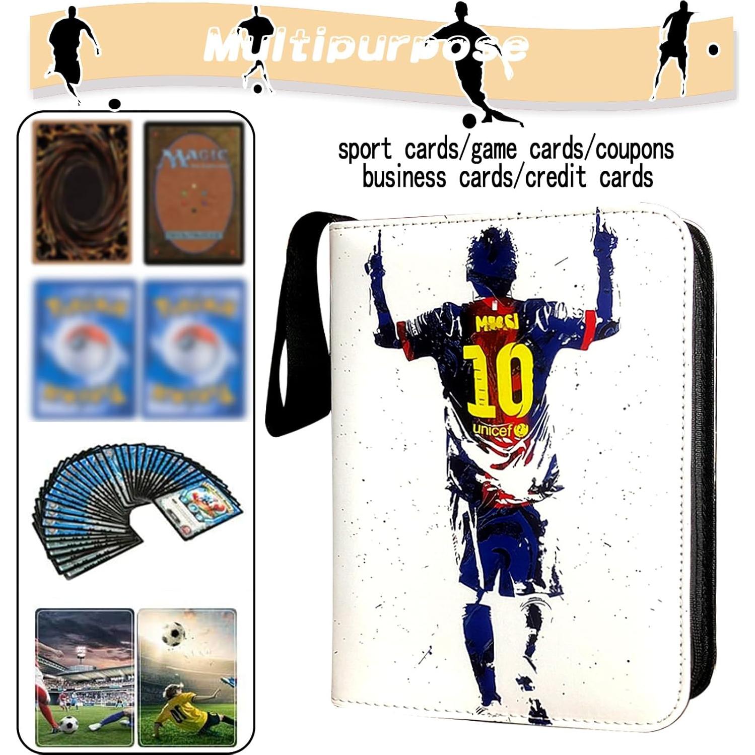 Carpeta de Tarjetas de Fútbol COYORO 400 Bolsillos con Fundas