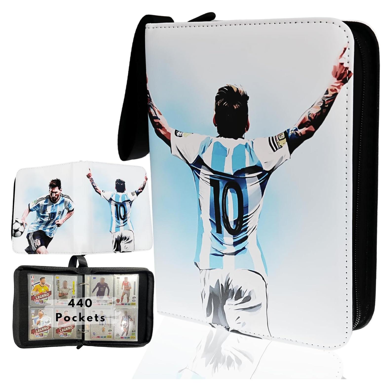 Carpeta de Tarjetas de Fútbol Rucher con 55 Fundas para 440 Tarjetas