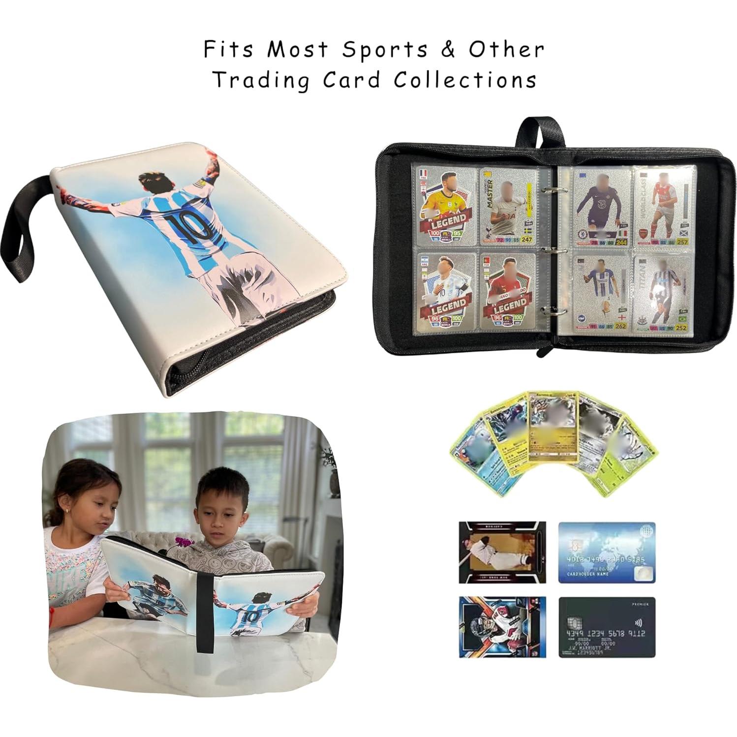 Carpeta de Tarjetas de Fútbol Rucher con 55 Fundas para 440 Tarjetas