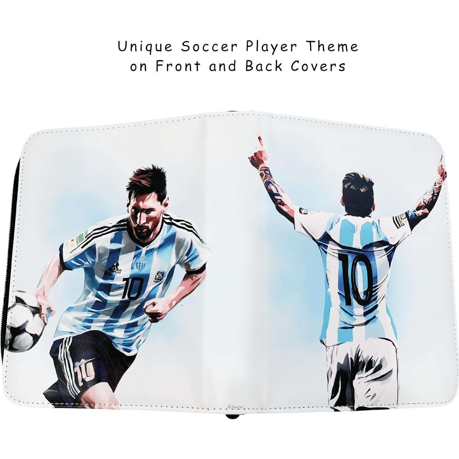 Carpeta de Tarjetas de Fútbol Rucher con 55 Fundas para 440 Tarjetas