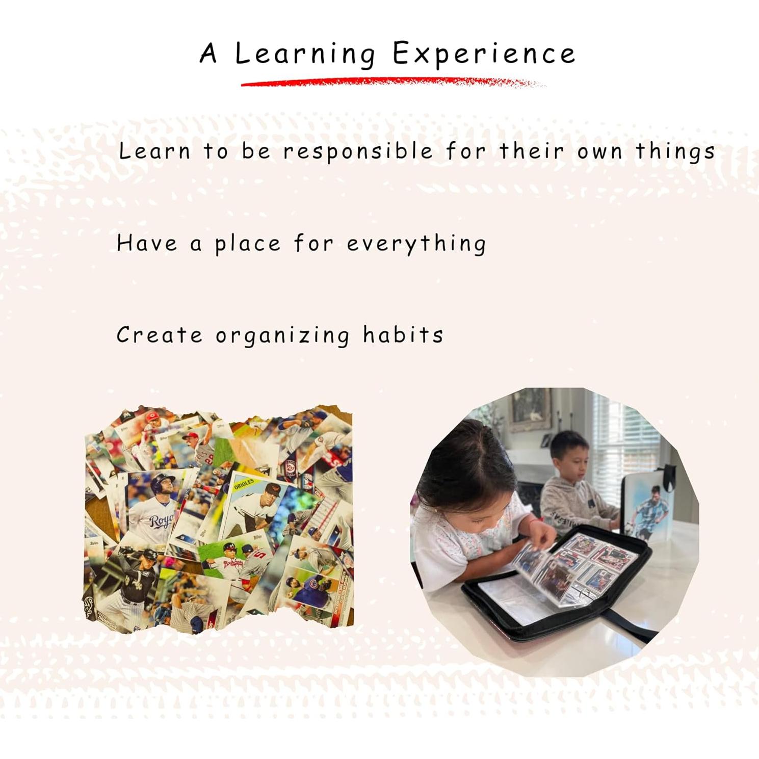 Carpeta de Tarjetas de Fútbol Rucher con 55 Fundas para 440 Tarjetas