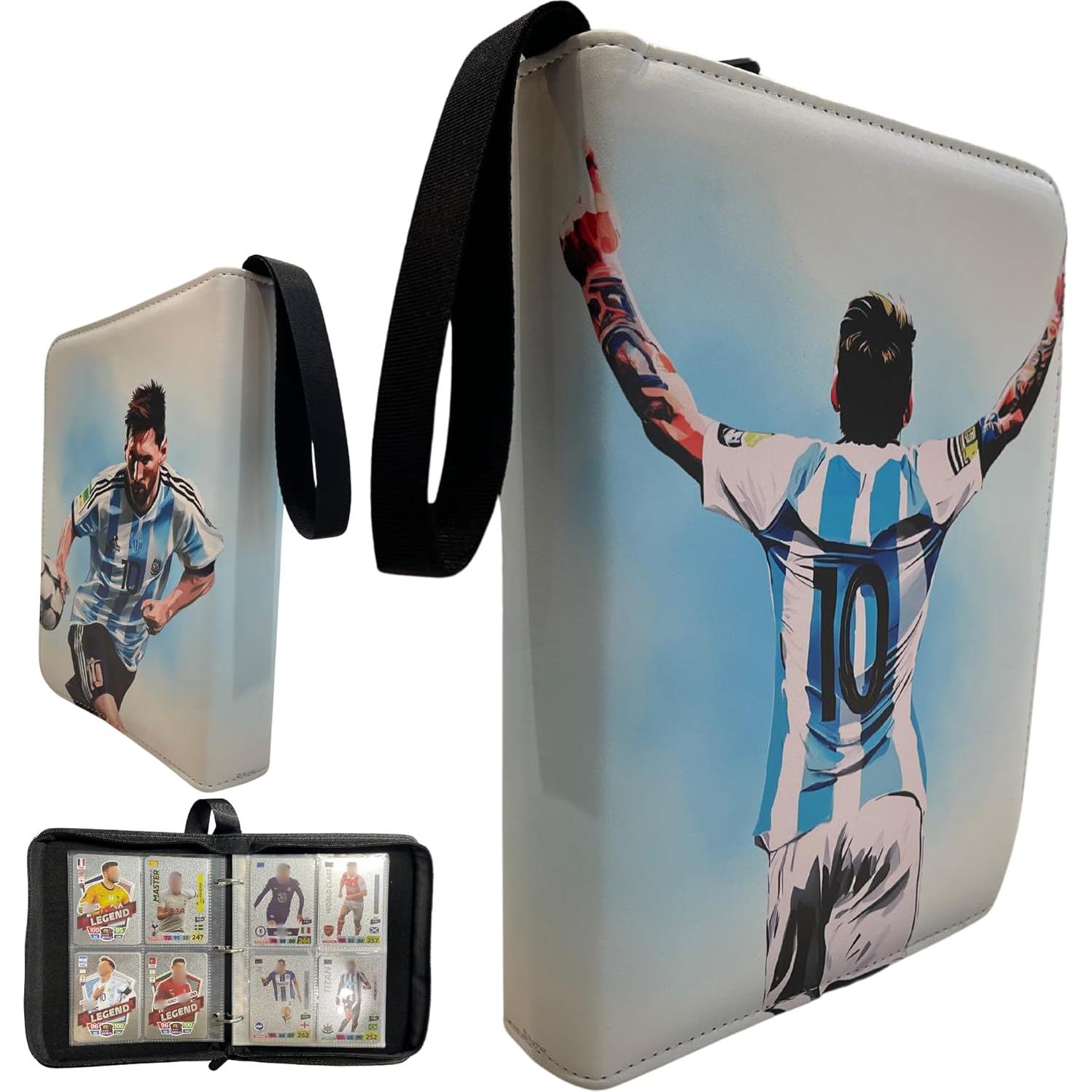 Carpeta de Tarjetas de Fútbol Rucher con 55 Fundas para 440 Tarjetas