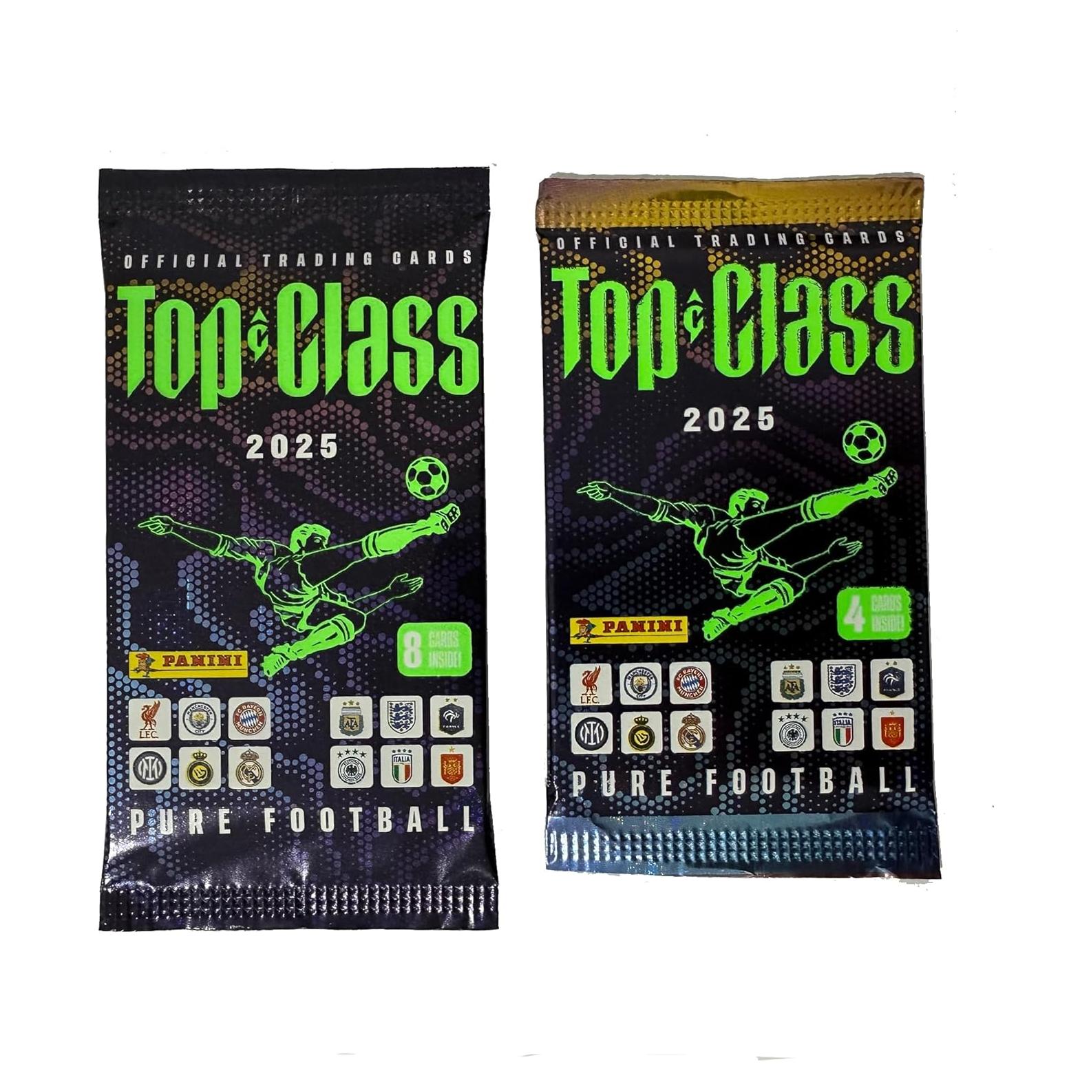 Paquete de Tarjetas Coleccionables Panini Top Class 2025 - 12 Tarjetas