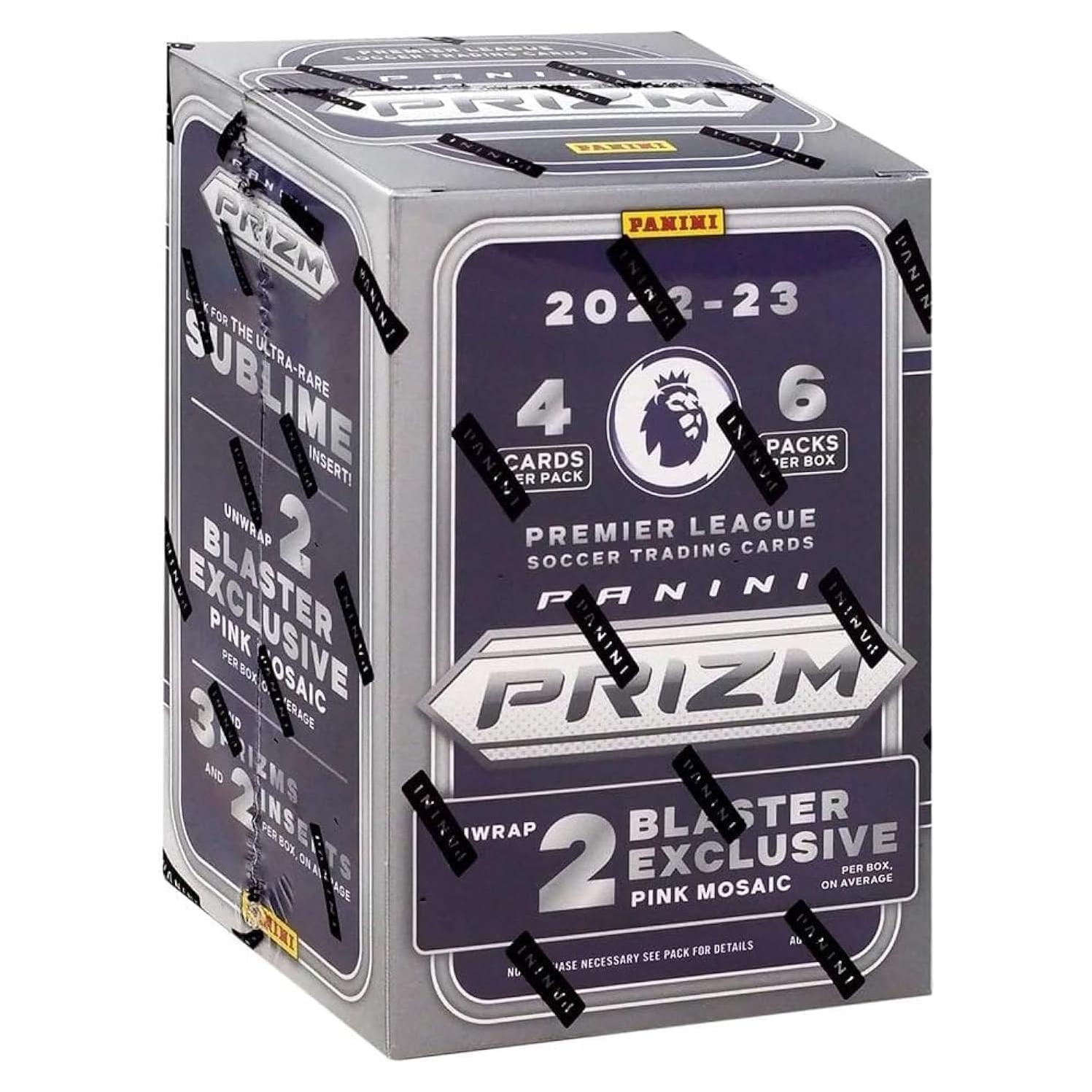 Caja Blaster Panini Prizm EPL 2022-23 - 24 Tarjetas de Fútbol