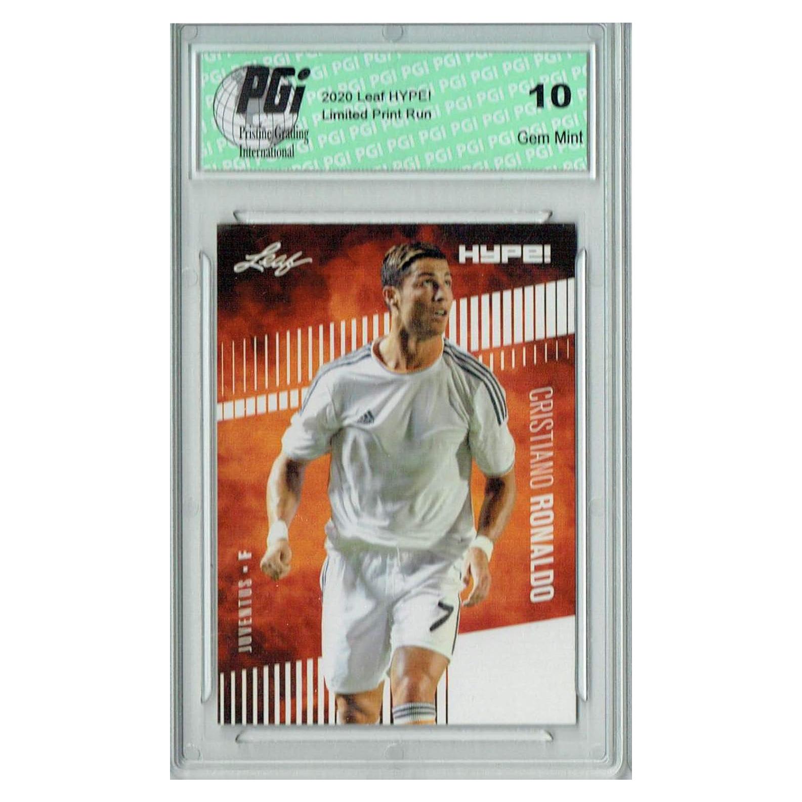 Tarjeta Coleccionable Cristiano Ronaldo 2020 Leaf HYPE PGI 10