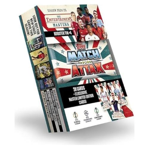 Lata de Refuerzo Match Attax 24/25 Topps - 28 Tarjetas + 3 LE