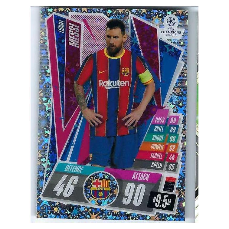 Tarjeta de Fútbol Lionel Messi 2021-22 Topps Match Attax