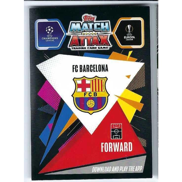 Tarjeta de Fútbol Lionel Messi 2021-22 Topps Match Attax