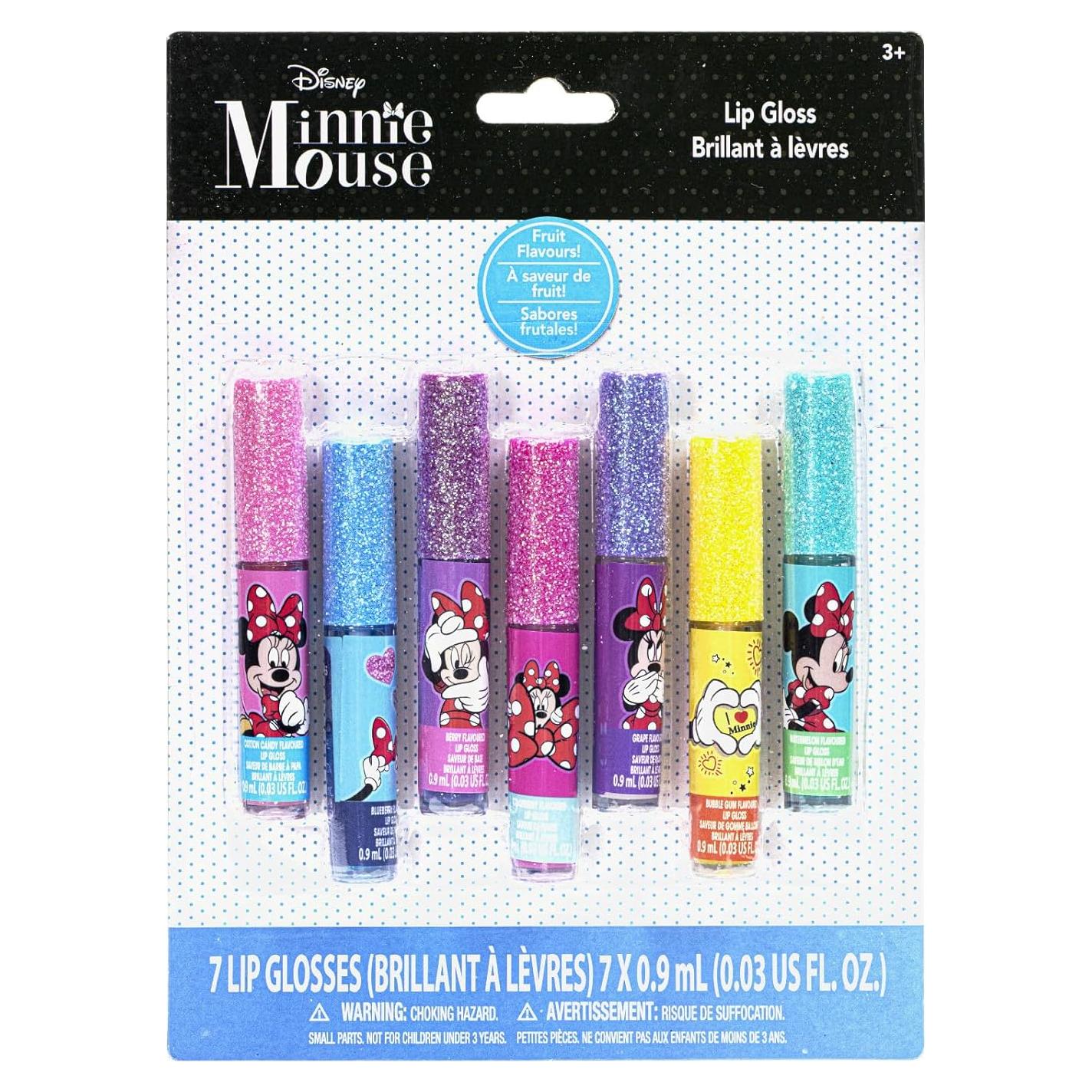 Set de Brillo Labial Minnie Mouse 7 Piezas para Niñas