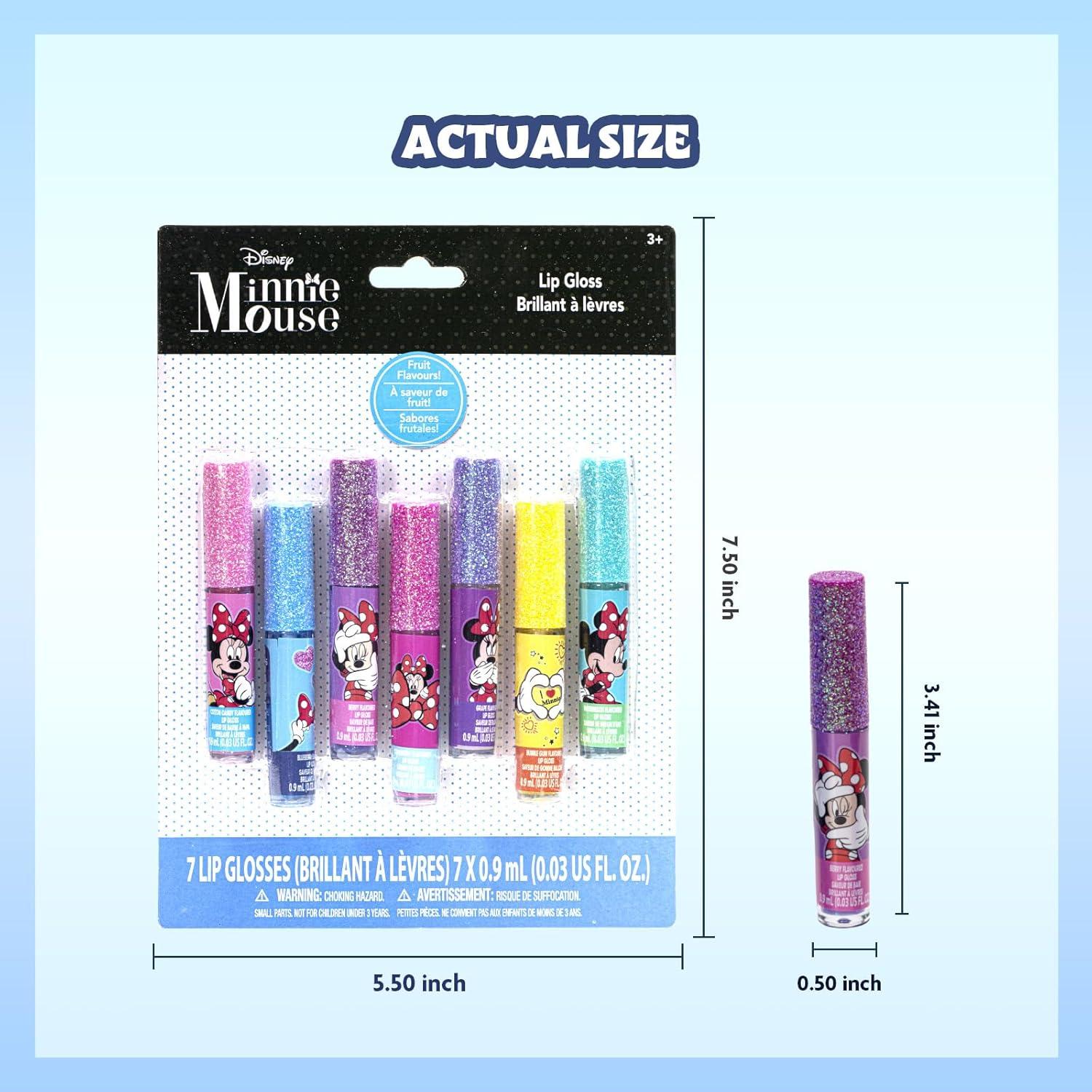 Set de Brillo Labial Minnie Mouse 7 Piezas para Niñas