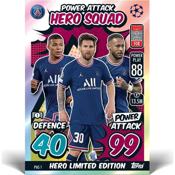 Tarjetas Match Attax Extra 2021-22 Mega Tin - 70 Tarjetas