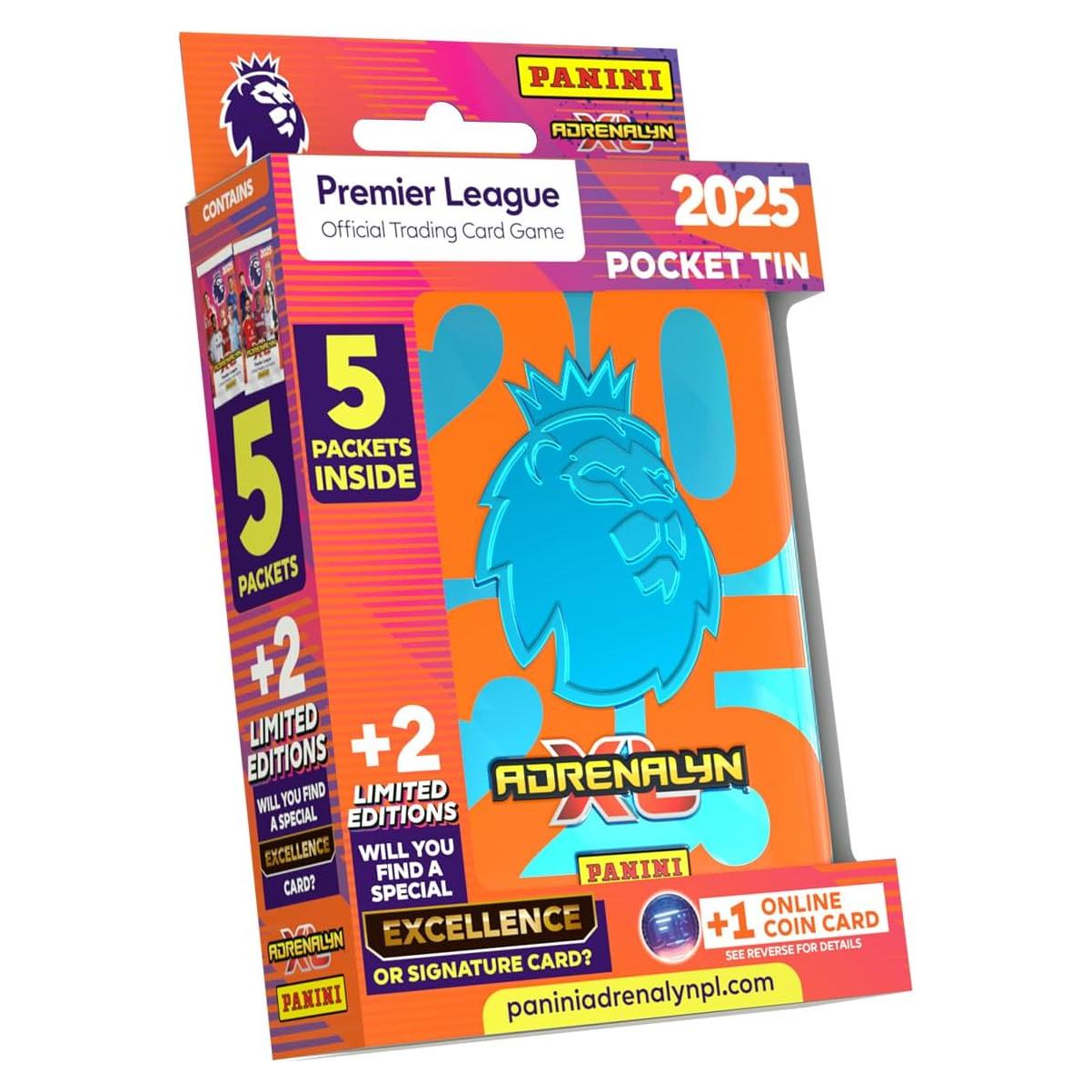 Lata de bolsillo Panini Adrenalyn XL Premier League 2024-25
