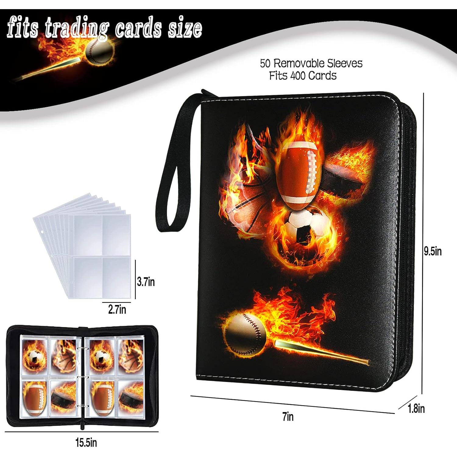 Carpeta de Tarjetas Rmannke 400 Bolsillos para Colección