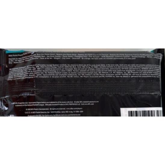 Paquete de tarjetas coleccionables Hanger Panini Prestige 2022