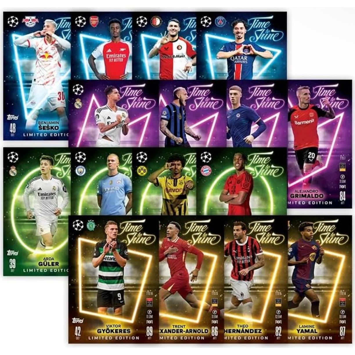 Mega Tin Match Attax 2024/25 Topps - Tarjetas de Fútbol Limitadas