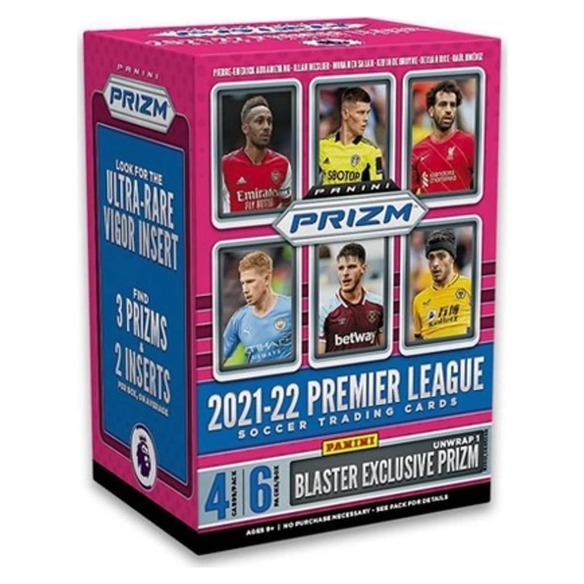 Caja Blaster Panini Prizm Premier League 2021-22 - 24 Tarjetas