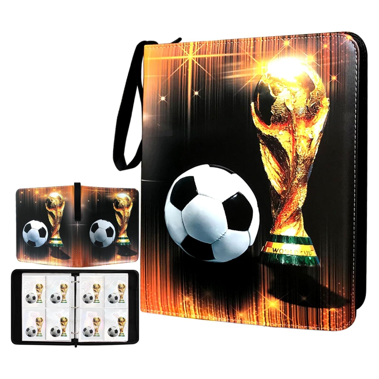 Carpeta de Tarjetas de Fútbol QANYYO 400 Bolsillos Recargable