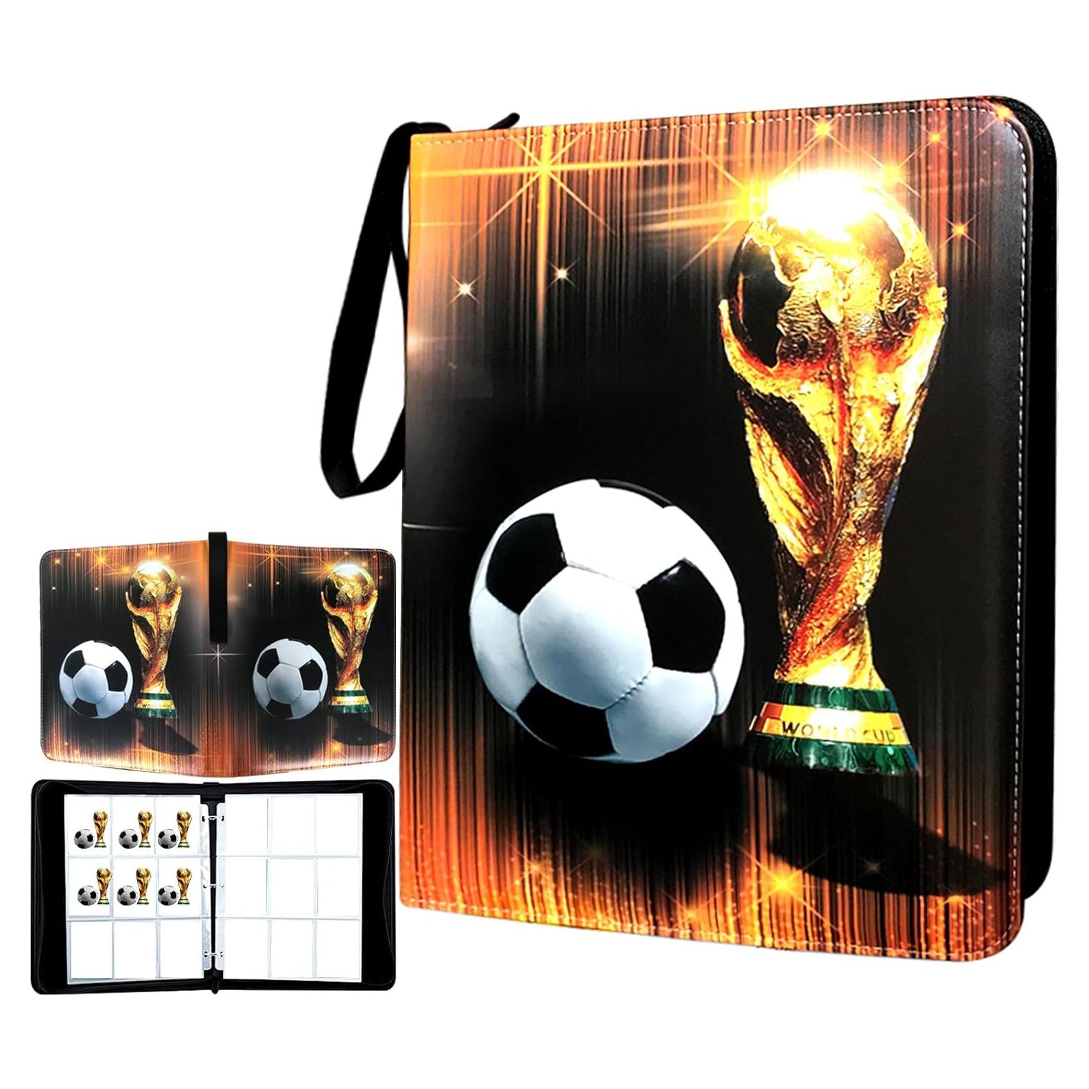 Carpeta de Tarjetas de Fútbol QANYYO 900 Bolsillos Recargable