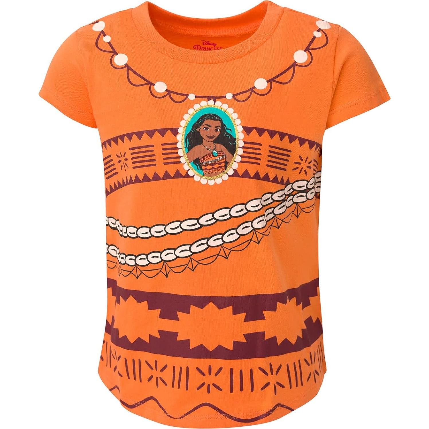 Paquete 4 camisetas Disney Princess para niñas 2T