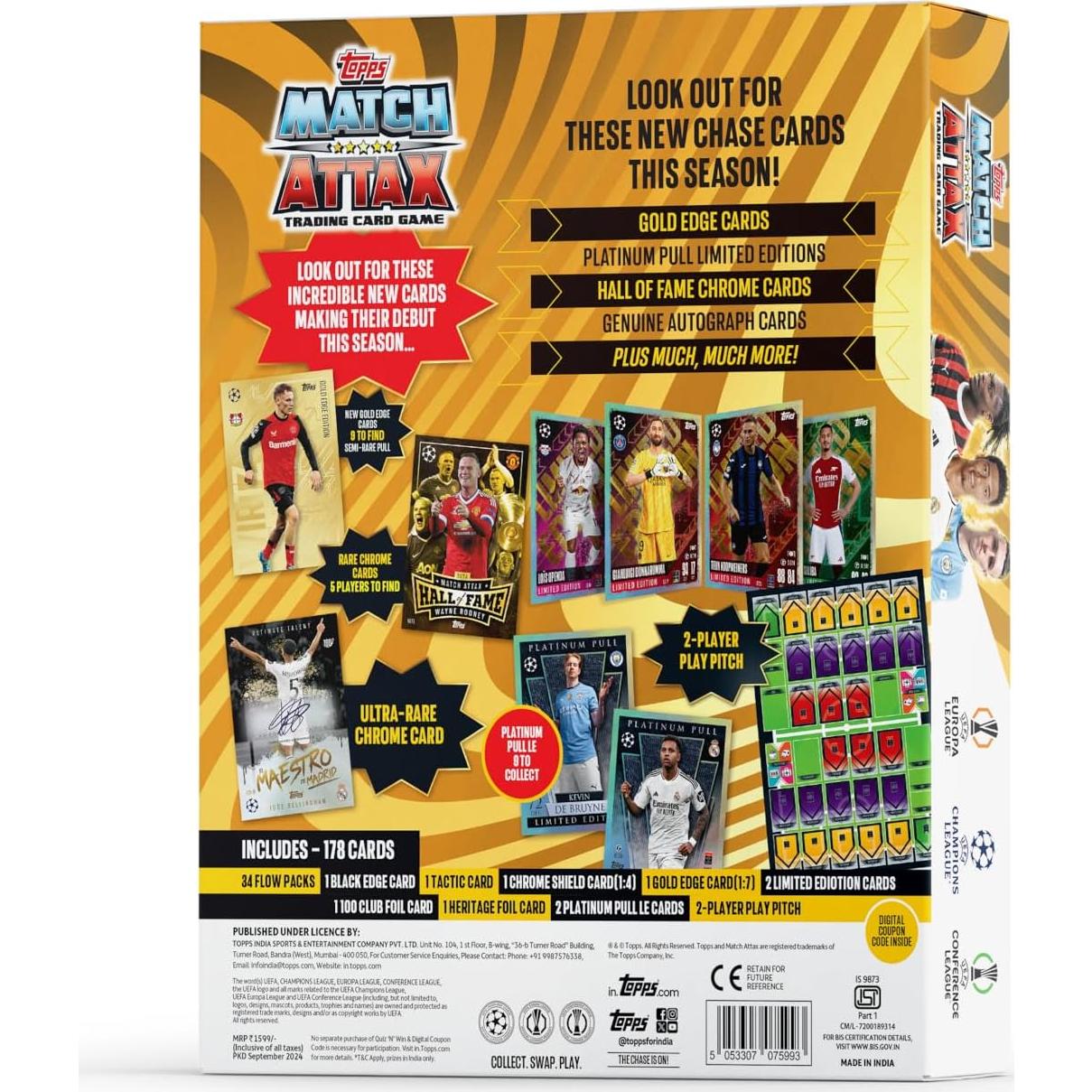 Juego de Cartas Coleccionables Topps UEFA Champions League 24/25