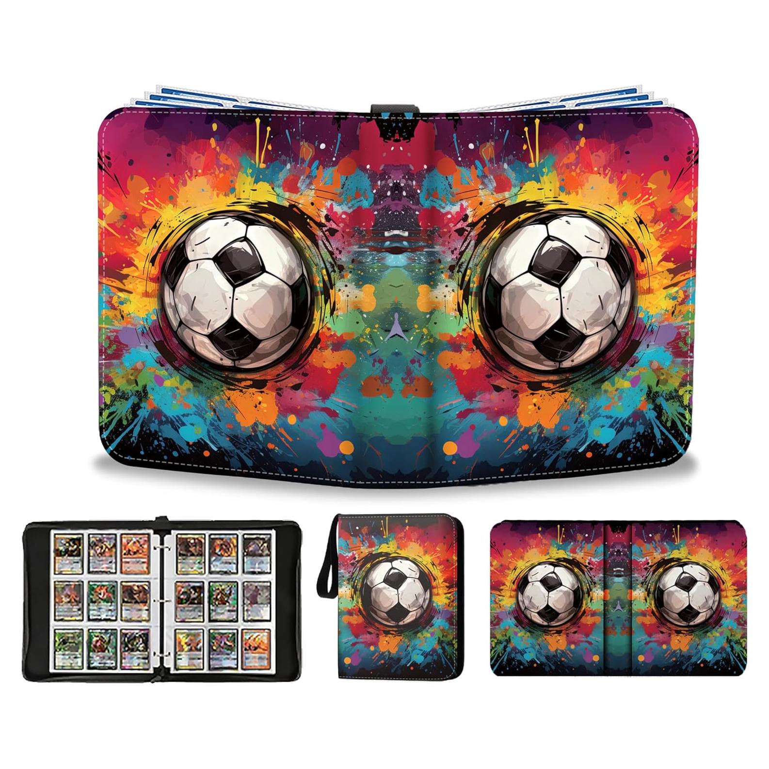 Carpeta de Tarjetas de Fútbol CHIMORY 900 Bolsillos con Fundas