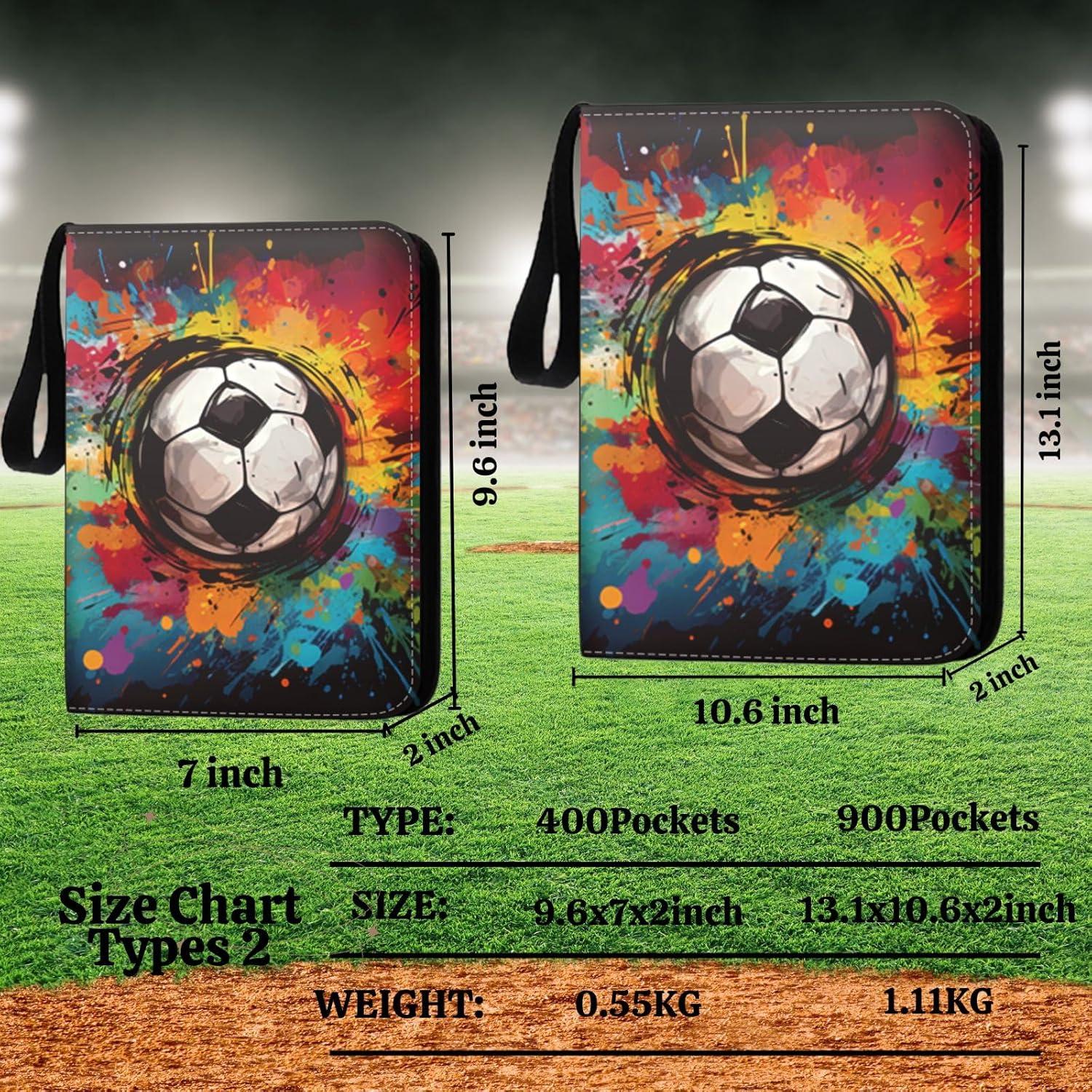 Carpeta de Tarjetas de Fútbol CHIMORY 900 Bolsillos con Fundas