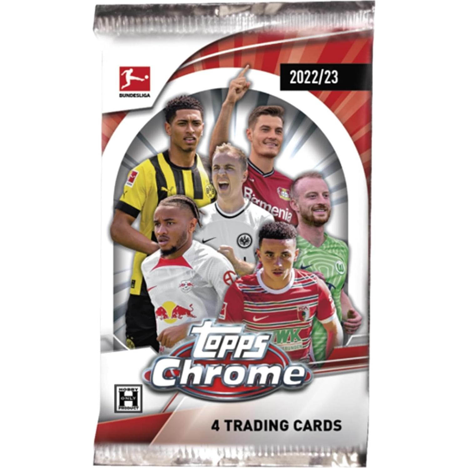Caja de Cartas de Comercio Topps Chrome Bundesliga 2022/23