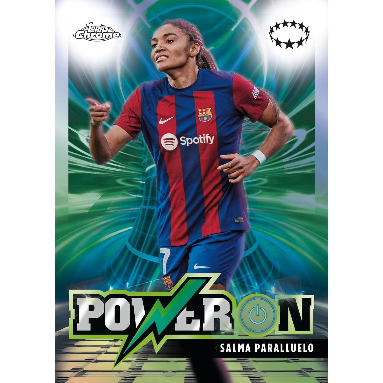 Caja de Valor Topps Chrome UEFA Champions League Femenina 2023-24
