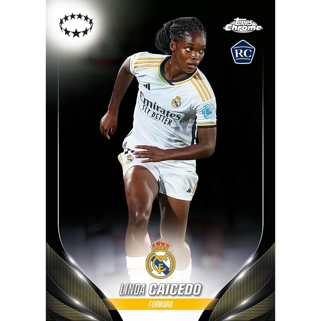 Caja de Valor Topps Chrome UEFA Champions League Femenina 2023-24