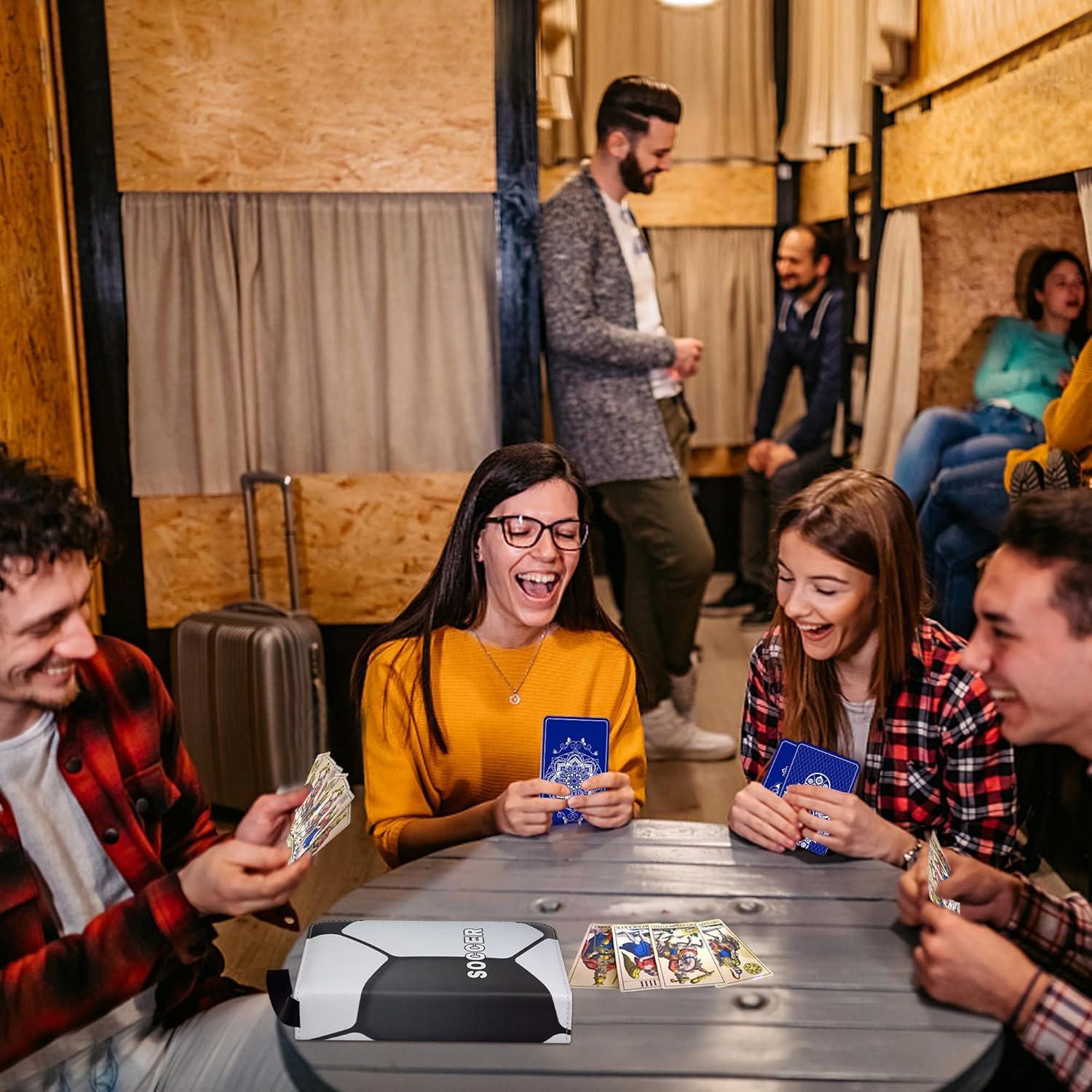 Carpeta de Cartas CDROPS para Fútbol y TCG, 400 Cartas, Negro