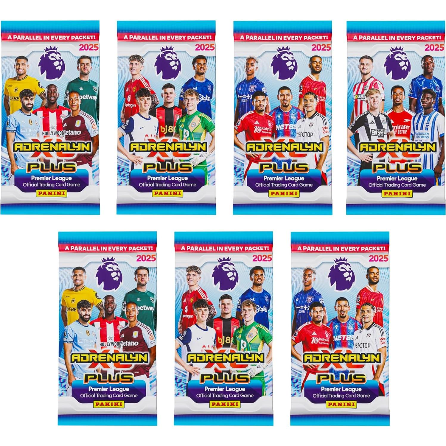 Juego de Cartas Coleccionables Premier League Adrenalyn XL 2025 - Mega Tin