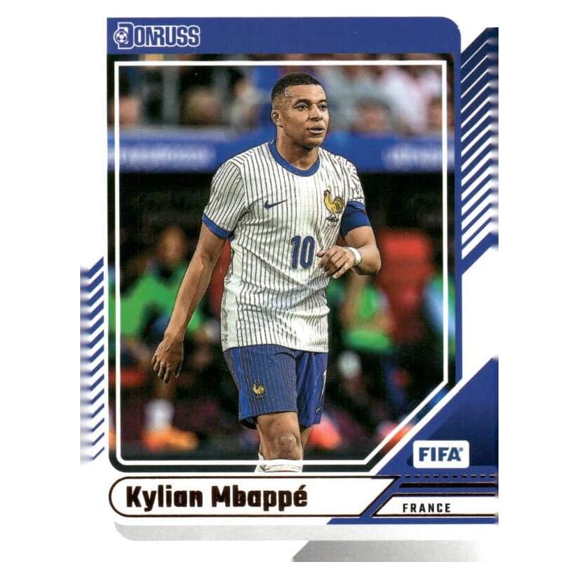 2024-25 PANINI DONRUSS #100 KYLIAN MBAPPE FRANCE SOCCER OFFICIAL TRADING CARD OF SOCCER