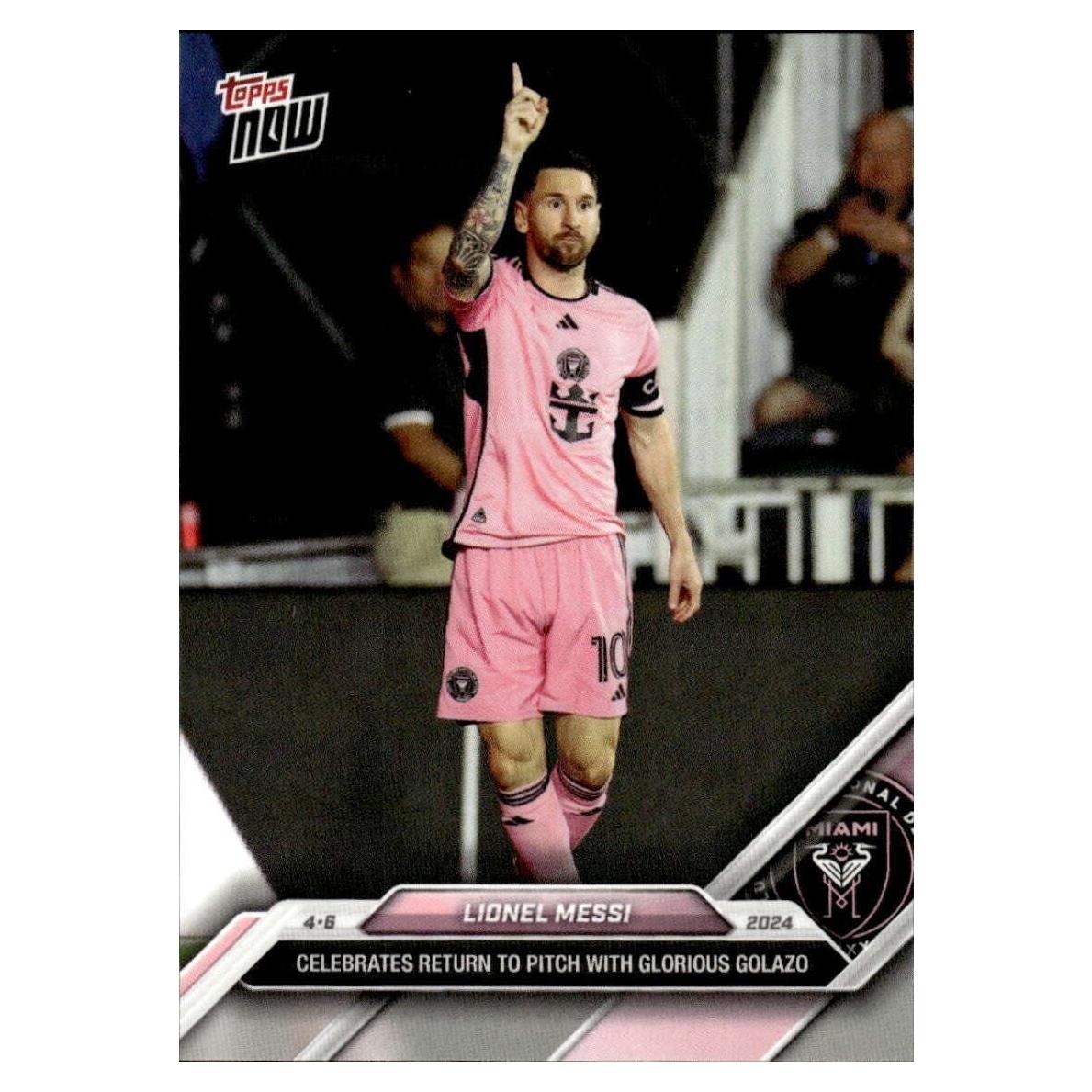 Tarjeta Coleccionable Fútbol Lionel Messi 2024 Topps #31