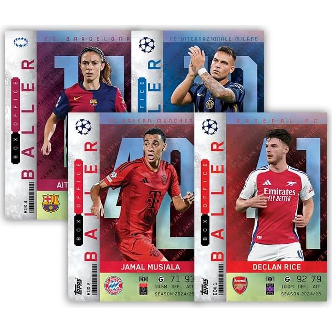 Topps Match Attax Extra 2025 Mega Tin - 48 Cartas + 4 LE