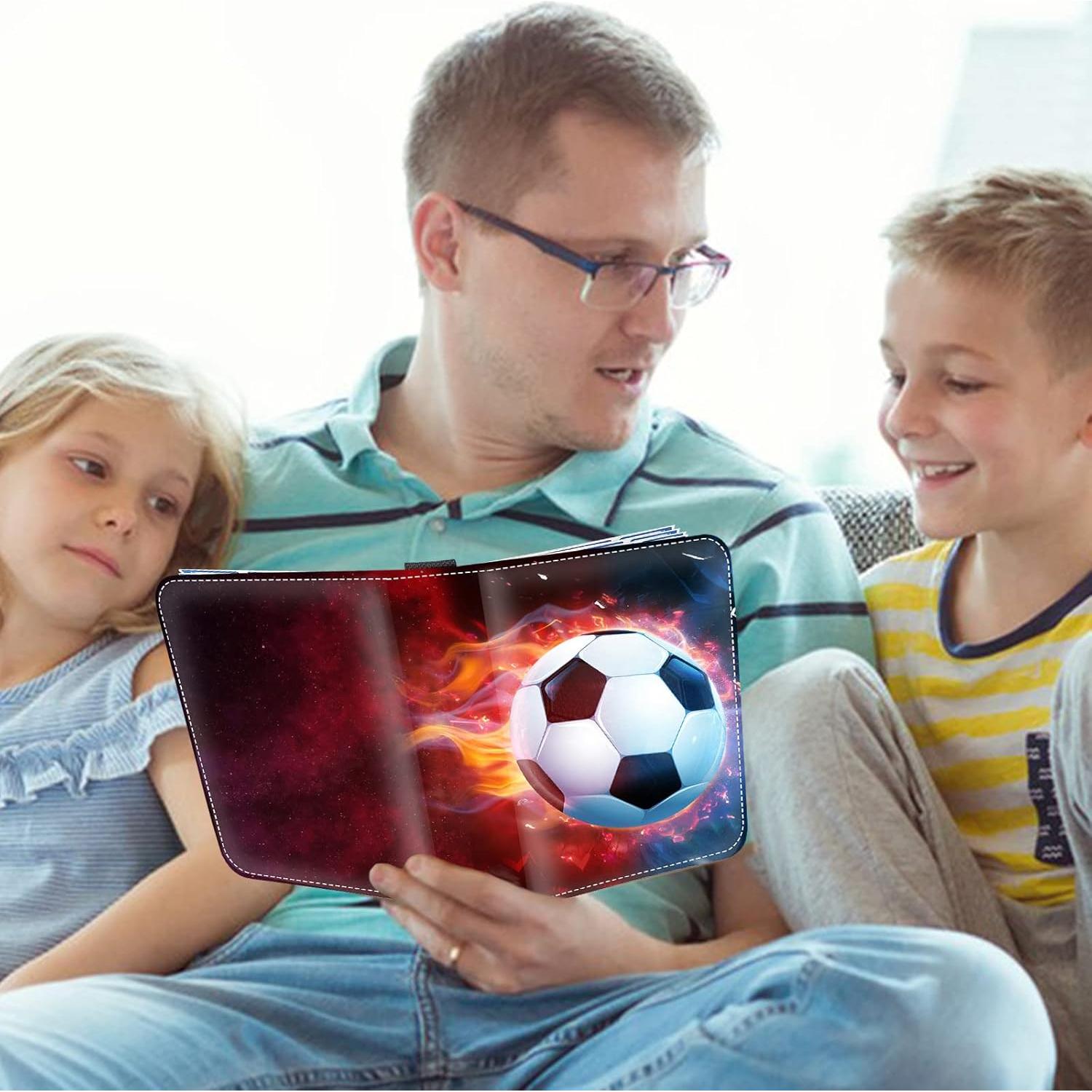 Carpeta de Tarjetas de Fútbol Hugestar 400 Bolsillos Resistente