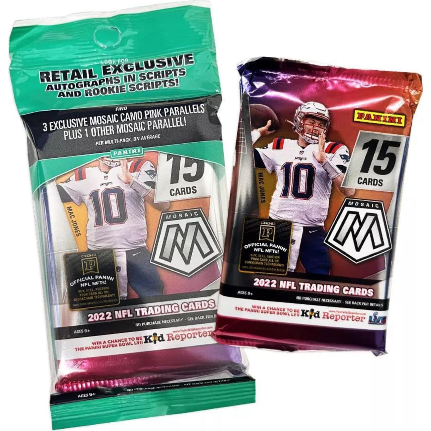 Paquete de Cello Fútbol Panini Mosaic 2022 - 15 Tarjetas