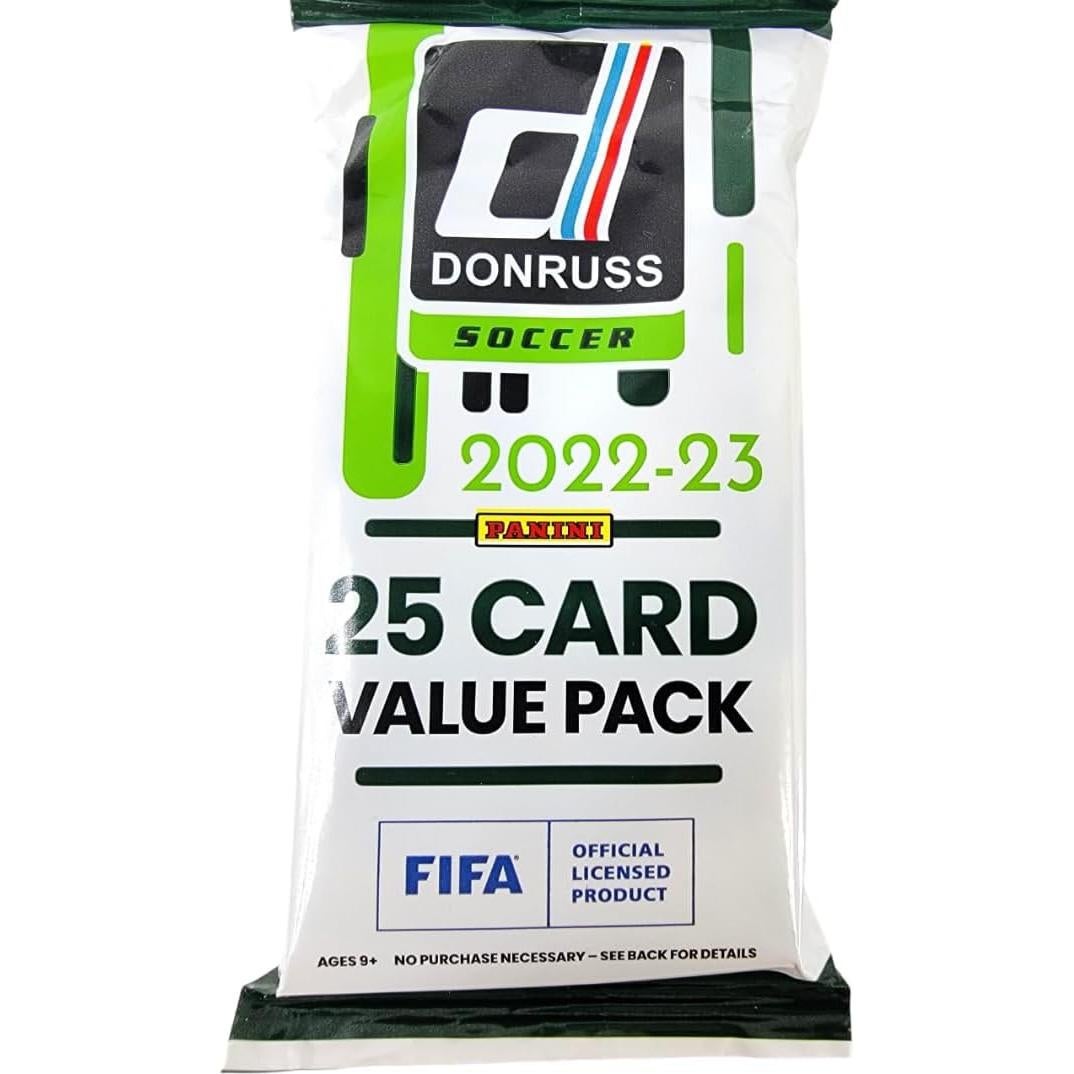 Paquete Jumbo 25 Tarjetas Fútbol Donruss 2022 StreetCards