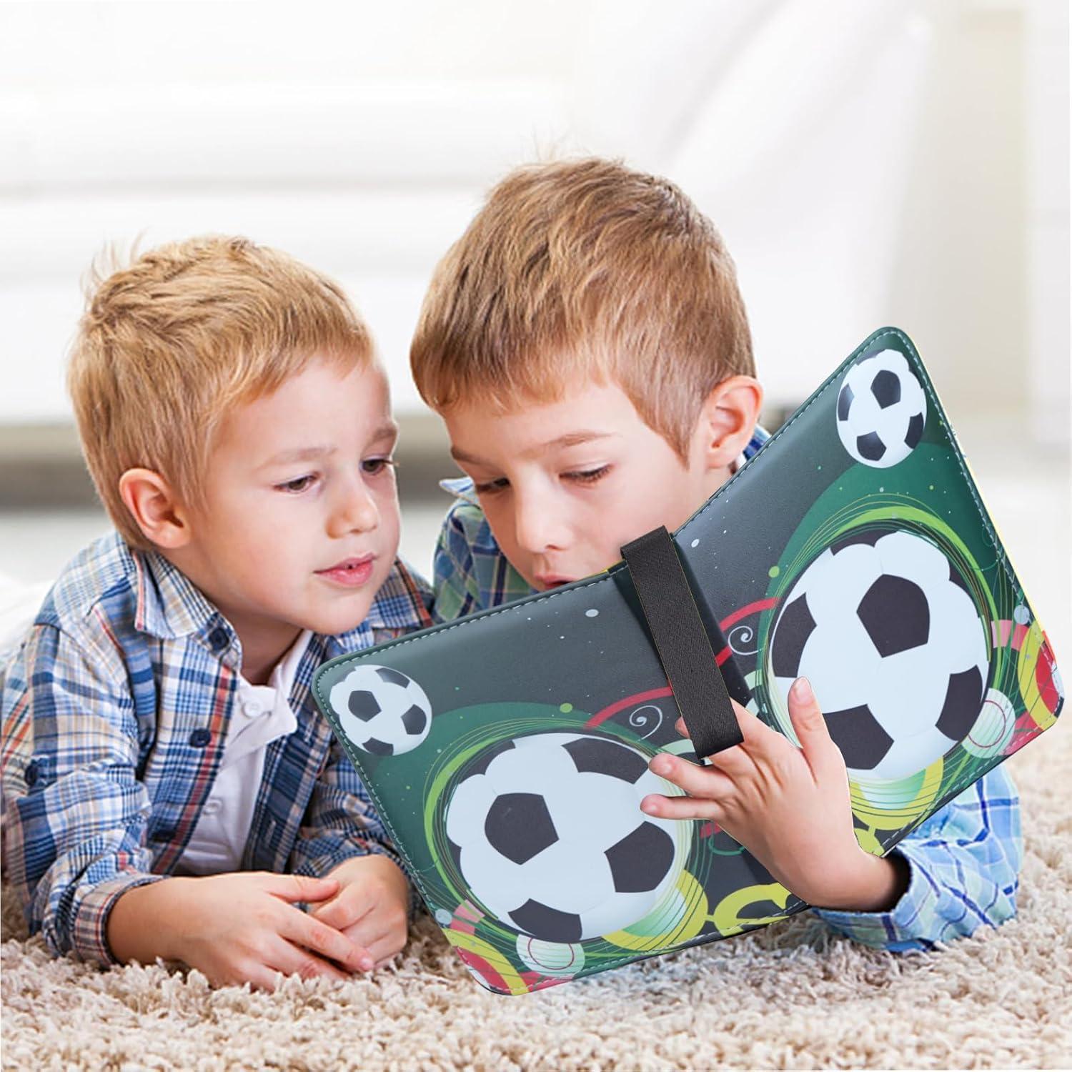 Carpeta de Tarjetas de Fútbol PetalBelle 400 Bolsillos Impermeable