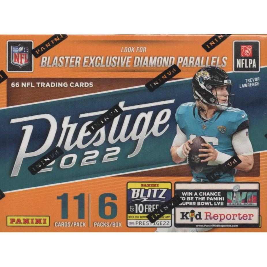 Caja Blaster de Fútbol NFL Panini Prestige 2022 - 66 cartas