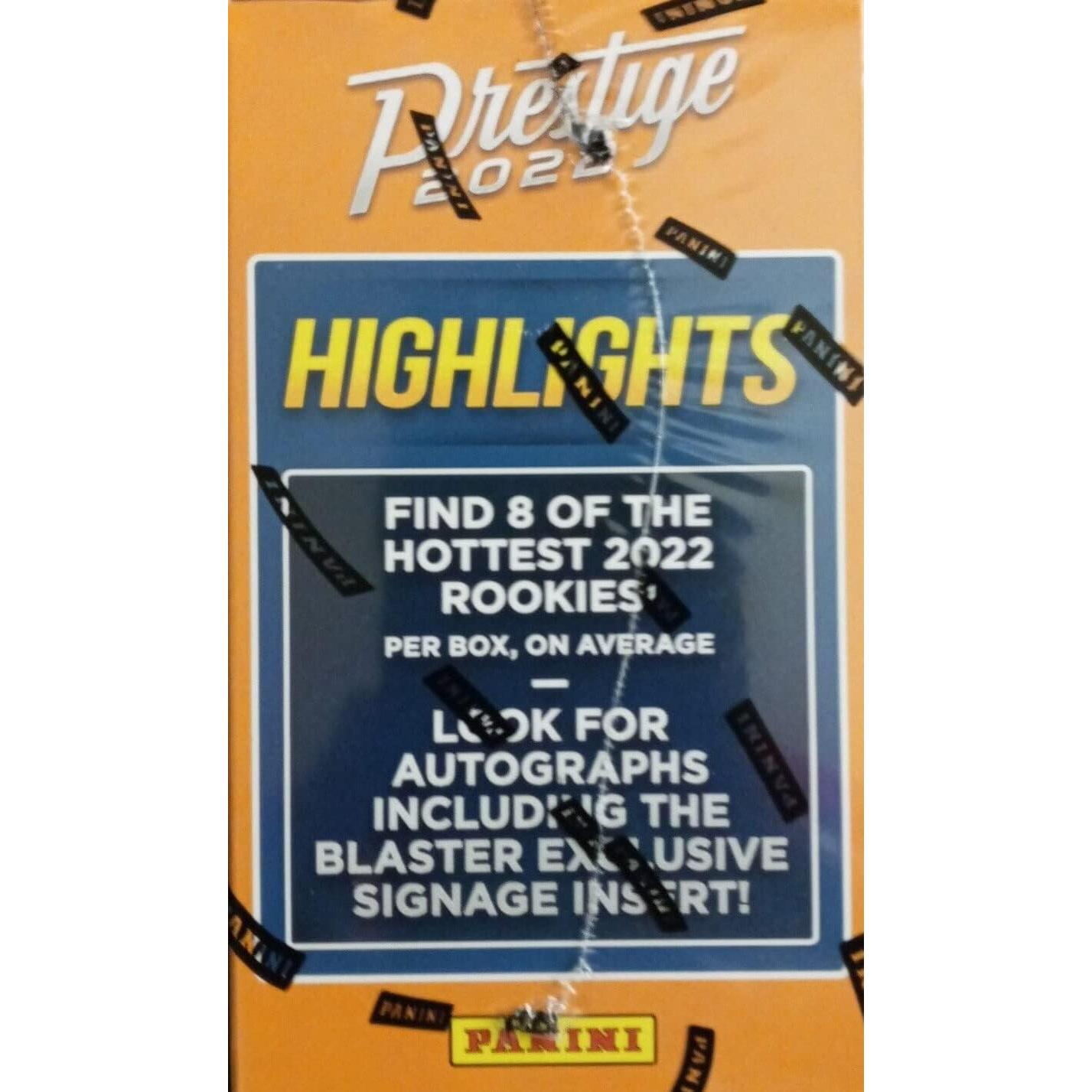 Caja Blaster de Fútbol NFL Panini Prestige 2022 - 66 cartas