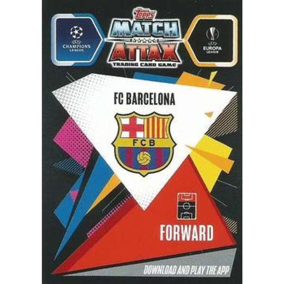 Tarjeta de Fútbol UCL 2020-21 Topps Lionel Messi FC Barcelona