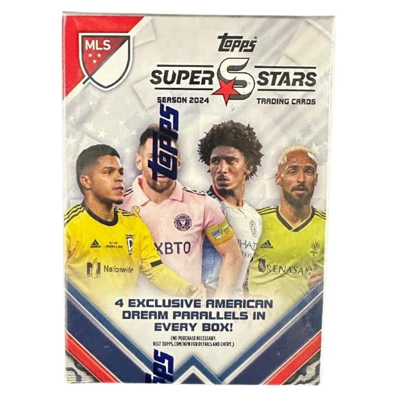 Caja Blaster Tarjetas de Fútbol Topps MLS 2024 - 9 Paquetes