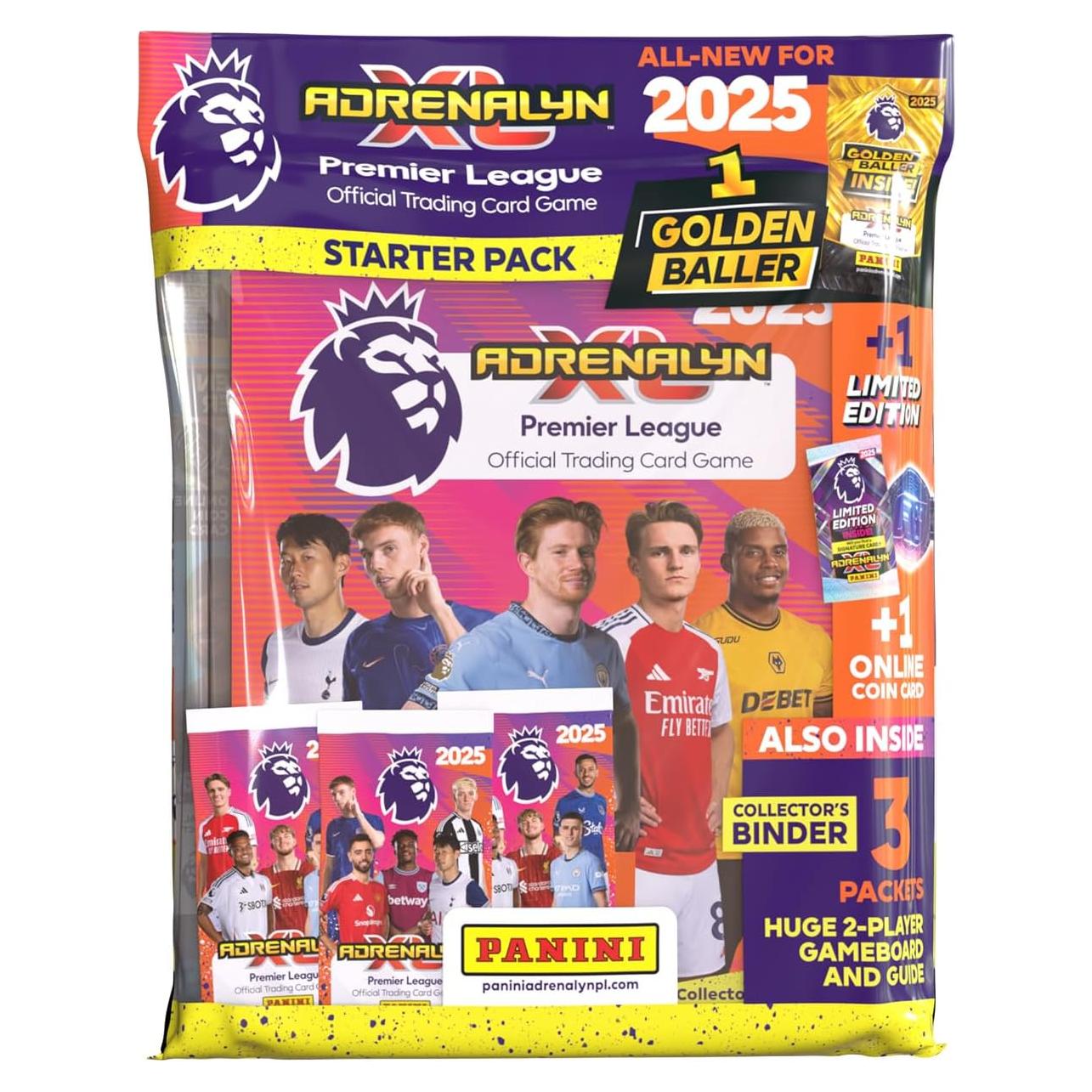 Paquete de Inicio Adrenalyn XL Panini Premier League 2024/25