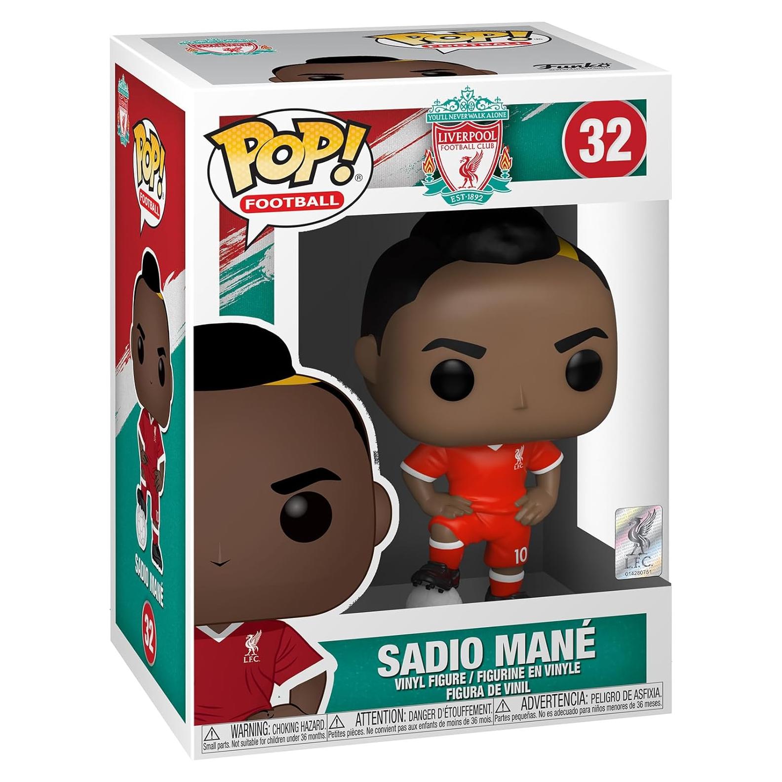 Funko POP! Vinyl Coleccionable Sadio Mané Liverpool Fútbol