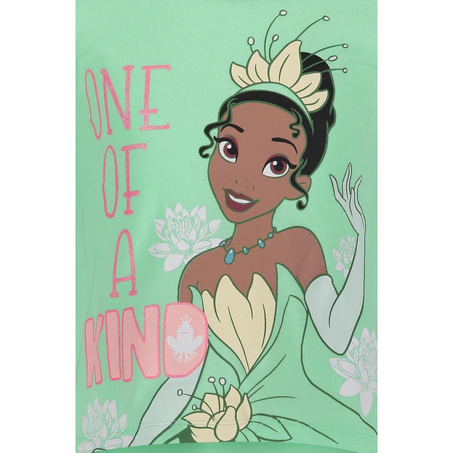 Paquete 4 camisetas Disney Princess para niñas 7-8 años